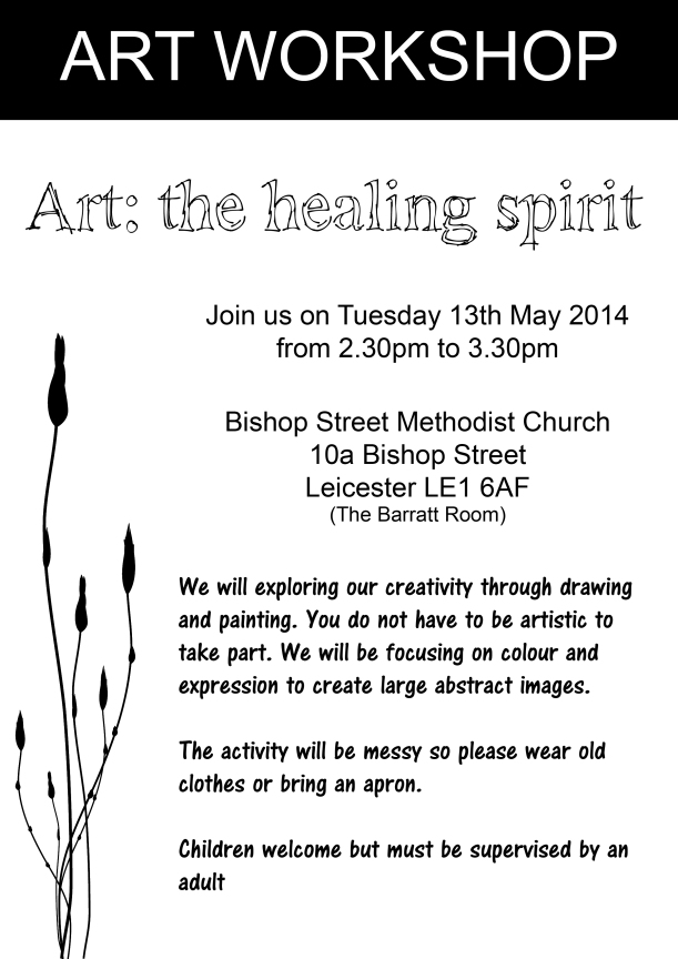 Art- The Healing Spirit Workshop leaflet a4 (1)